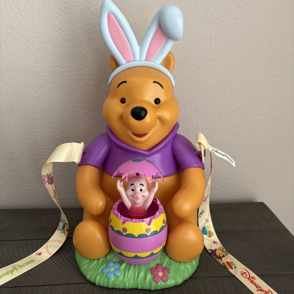 NEW Disney Parks 2026 Winnie the Pooh Piglet Easter Spring Popcorn Bucket